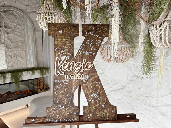 Wedding Guest Book Alternative - Wedding Decor - Destination Wedding Decorations